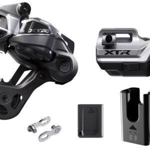 Shimano XTR Di2 M9250-GS 12 vitesses : kit upgrade électronique VTT avec I-Spec EV offrant précision, rapidité et performances haut de gamme.