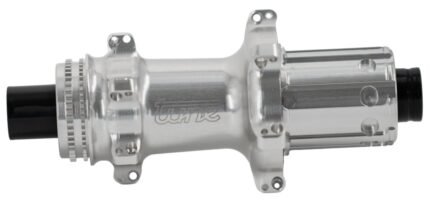 Tune Nano Hinterradnabe Silber CL Road 24h Shimano HG mit Standard Lager