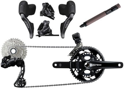 shimano grx di2 rx825 2x12 fach gruppe disc