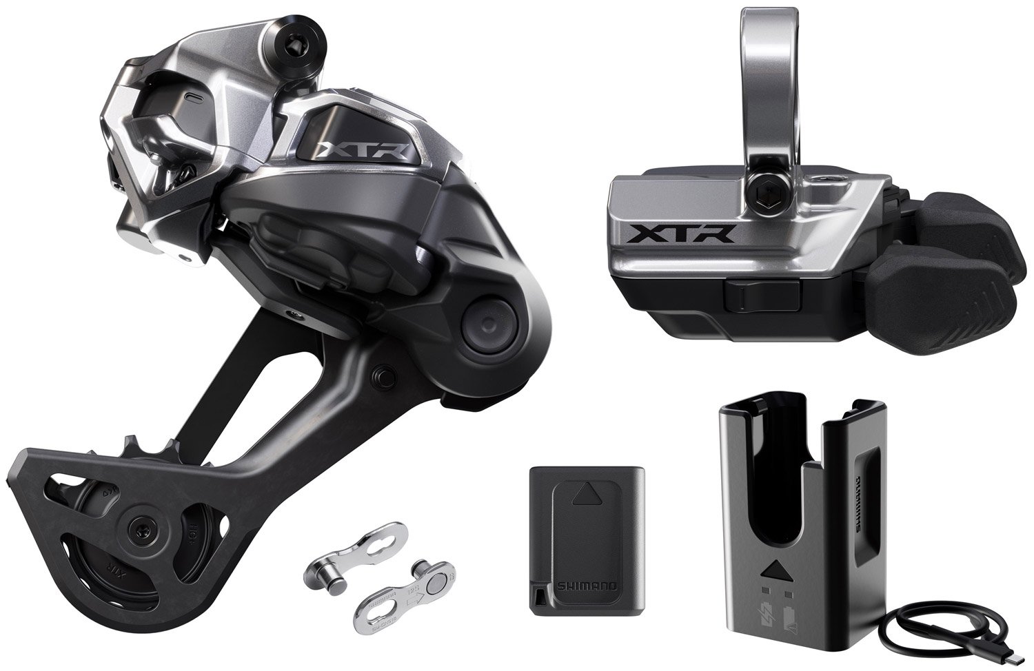 Shimano XTR Di2 M9250-SGS 12-fach Schaltungs-Upgrade-Kit Schelle Shimano XTR Di2 M9250-SGS 12-fach Schaltungs-Upgrade-Kit Schelle